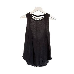 Chaser Black Back Cut Out Tank Top